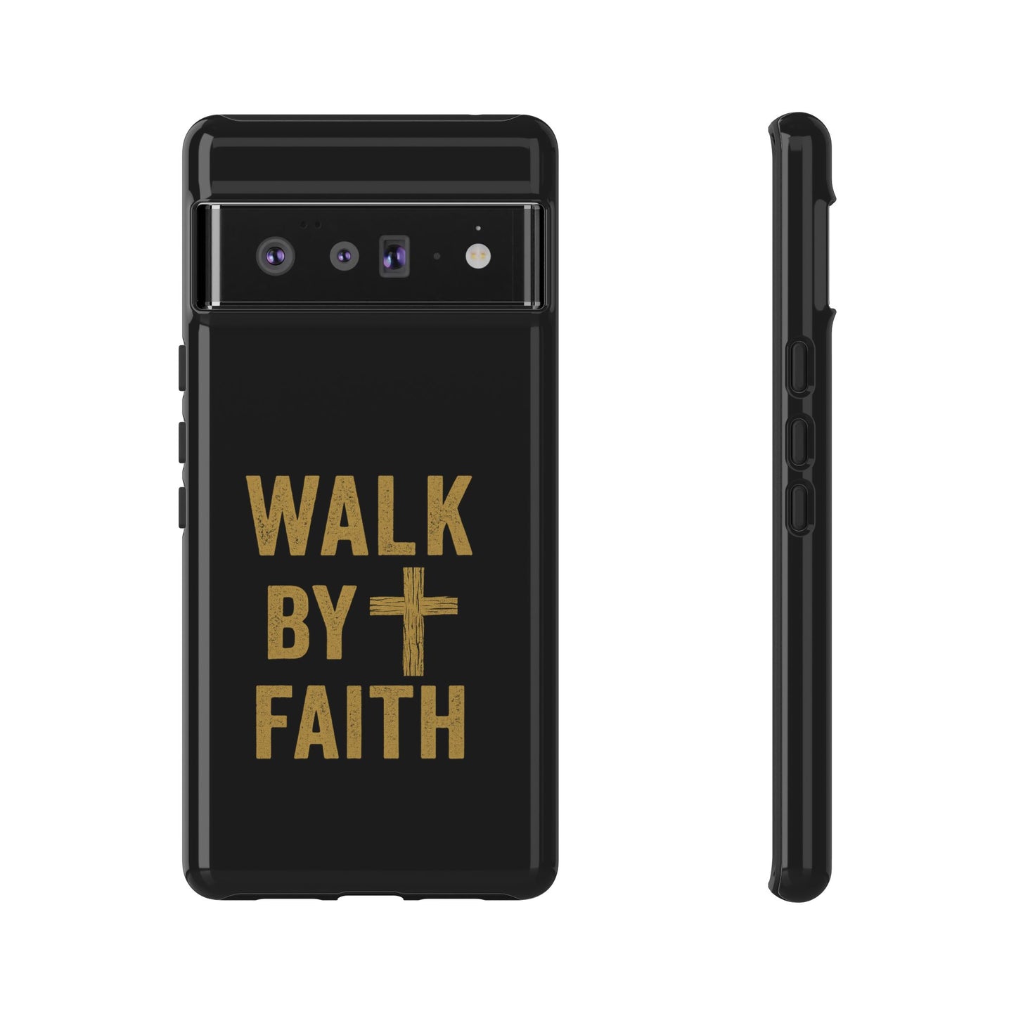 Faith-Inspired Phone Case | Christian Gift, Inspirational Case, Walk by Faith Design, Religious Decor, Strong Protective Cover