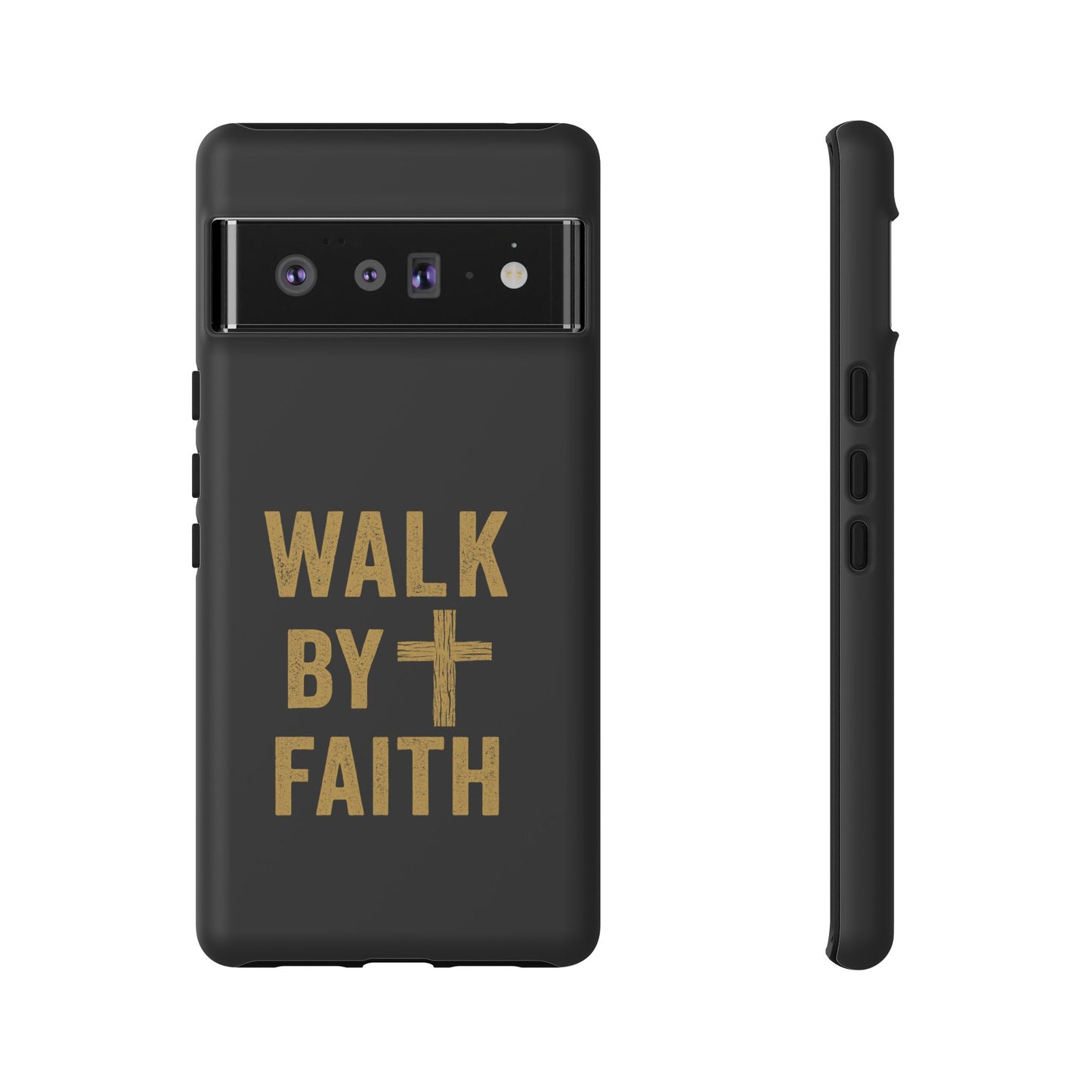 Faith-Inspired Phone Case | Christian Gift, Inspirational Case, Walk by Faith Design, Religious Decor, Strong Protective Cover