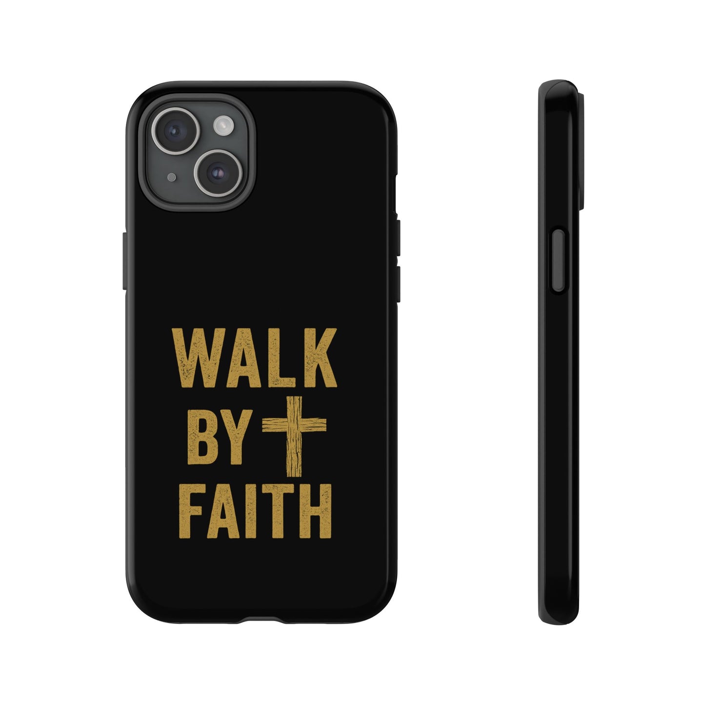 Faith-Inspired Phone Case | Christian Gift, Inspirational Case, Walk by Faith Design, Religious Decor, Strong Protective Cover