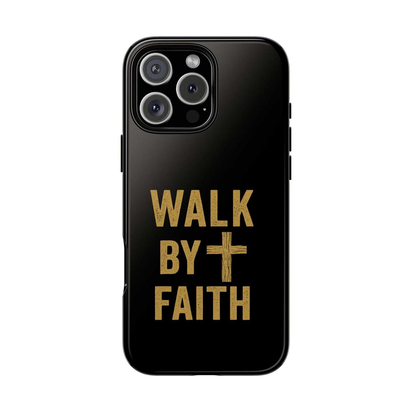 Faith-Inspired Phone Case | Christian Gift, Inspirational Case, Walk by Faith Design, Religious Decor, Strong Protective Cover