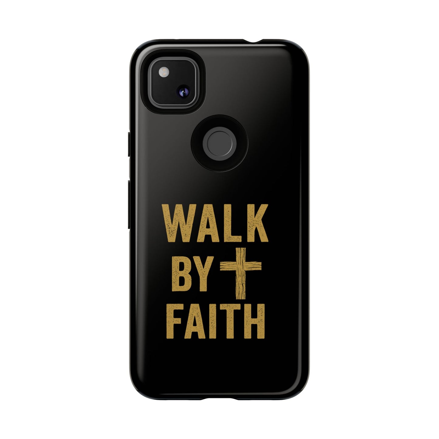Faith-Inspired Phone Case | Christian Gift, Inspirational Case, Walk by Faith Design, Religious Decor, Strong Protective Cover