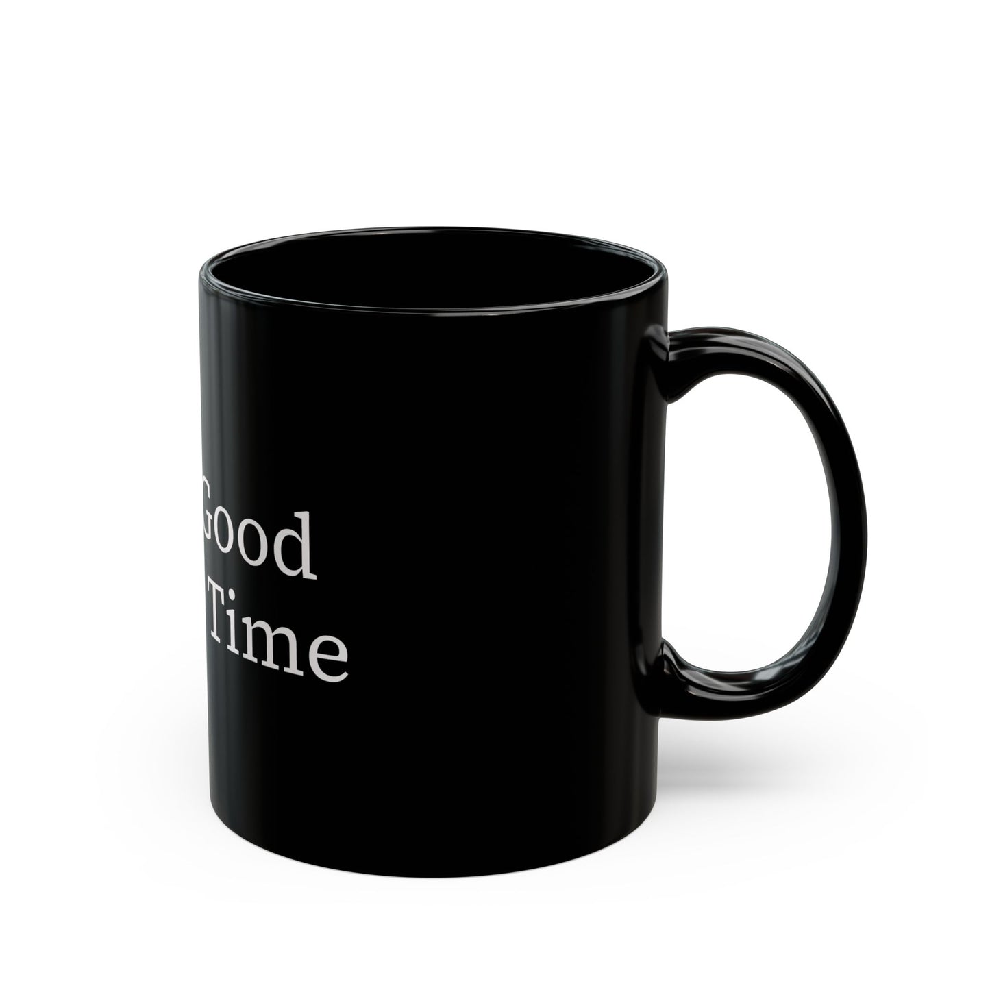 Inspirational Black Coffee Mug - God Is Good All The Time, Gift for Christians, Tea Mug, Motivational Drinkware, Religious Decor