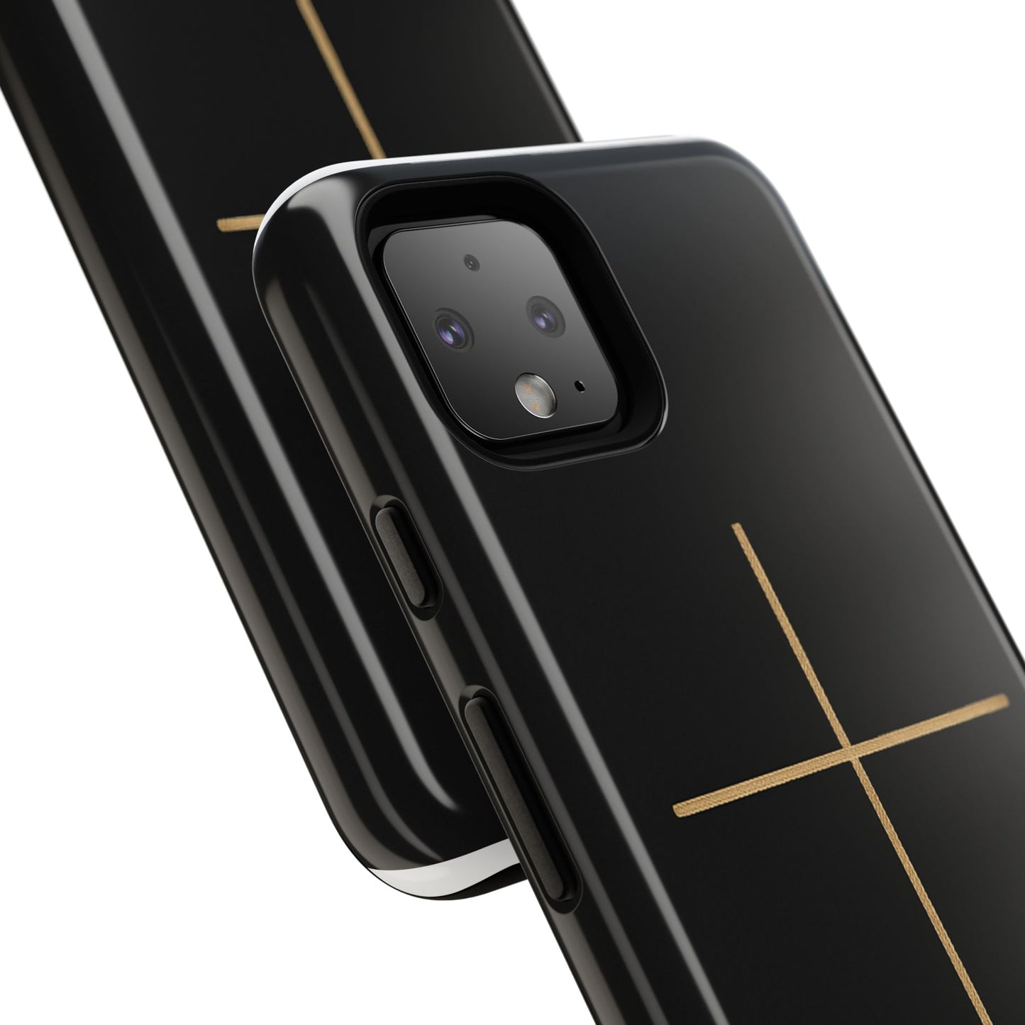 Minimalist Cross Phone Case, Tough iPhone Cover for Faithful Souls, Gift for Christians, Stylish Tech Accessories, Modern Christian Design