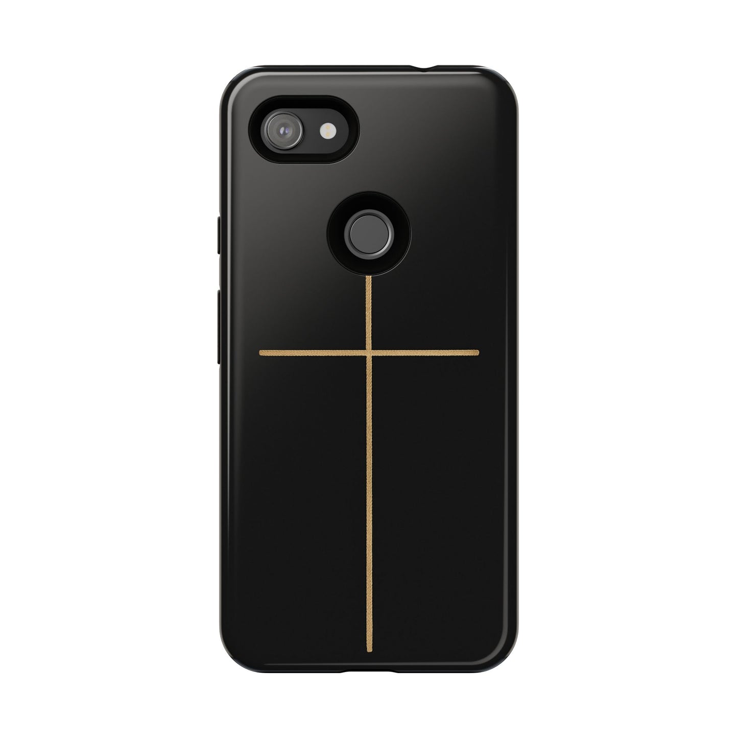 Minimalist Cross Phone Case, Tough iPhone Cover for Faithful Souls, Gift for Christians, Stylish Tech Accessories, Modern Christian Design