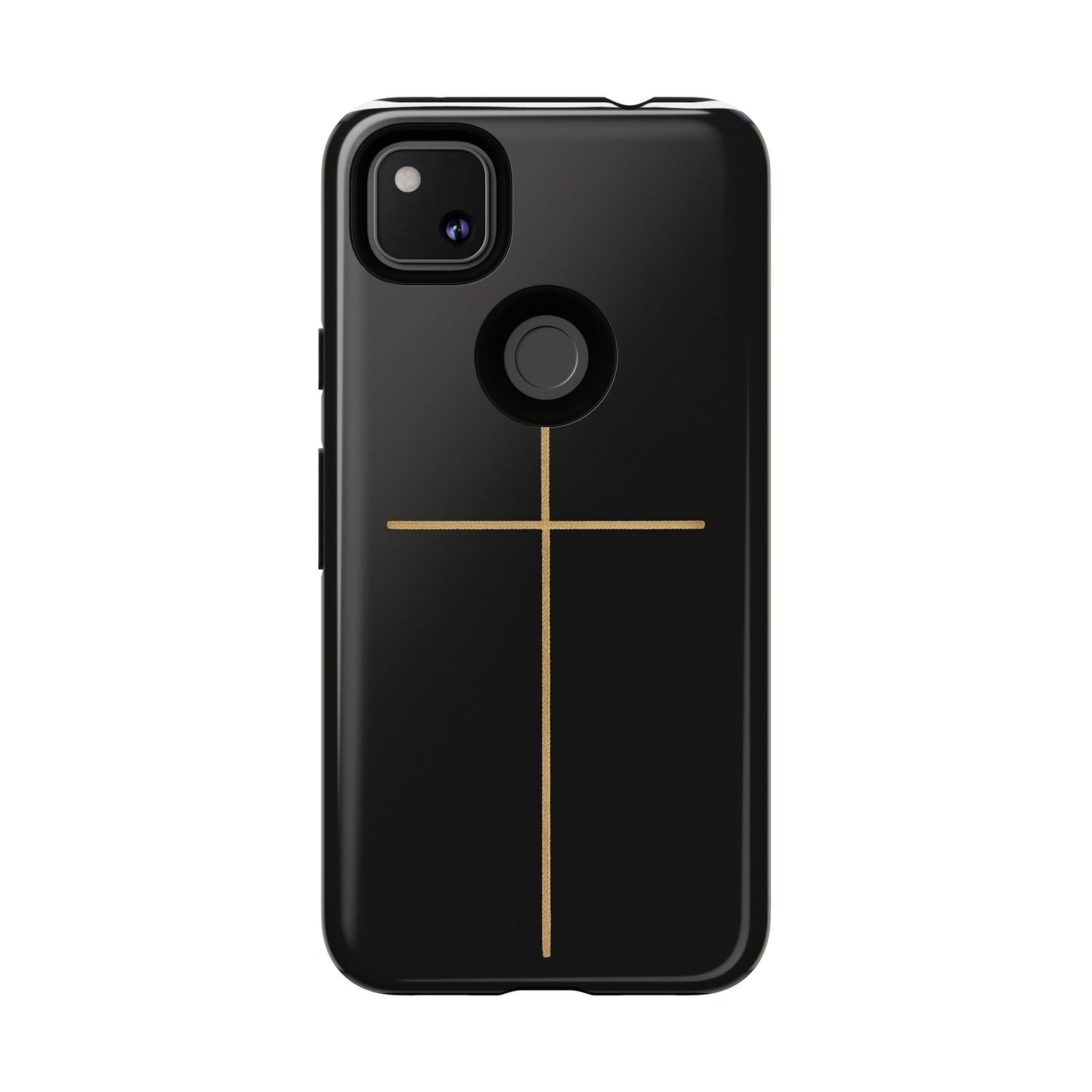 Minimalist Cross Phone Case, Tough iPhone Cover for Faithful Souls, Gift for Christians, Stylish Tech Accessories, Modern Christian Design