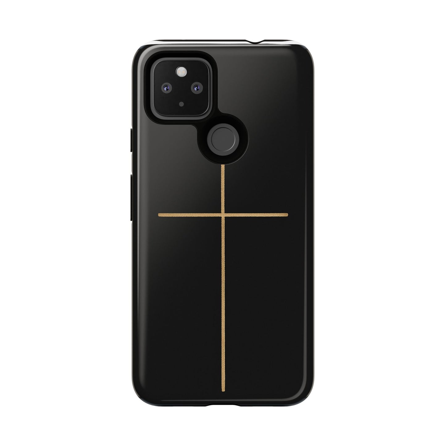 Minimalist Cross Phone Case, Tough iPhone Cover for Faithful Souls, Gift for Christians, Stylish Tech Accessories, Modern Christian Design