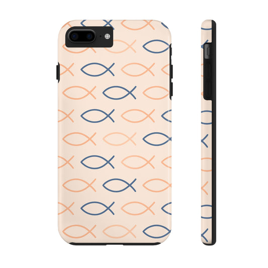 Stylish Fish Pattern Phone Cases | Unique Christian Gifts, Trendy Accessories, Durable Protection, Perfect for Everyday Use