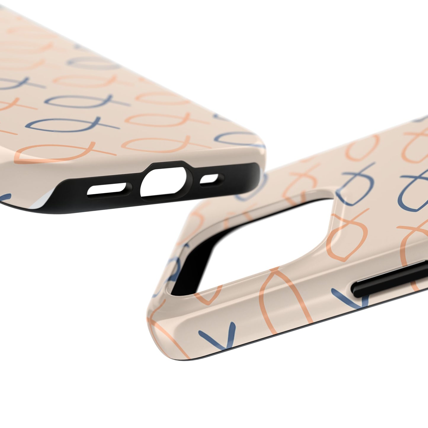 Stylish Fish Pattern Phone Cases | Unique Christian Gifts, Trendy Accessories, Durable Protection, Perfect for Everyday Use