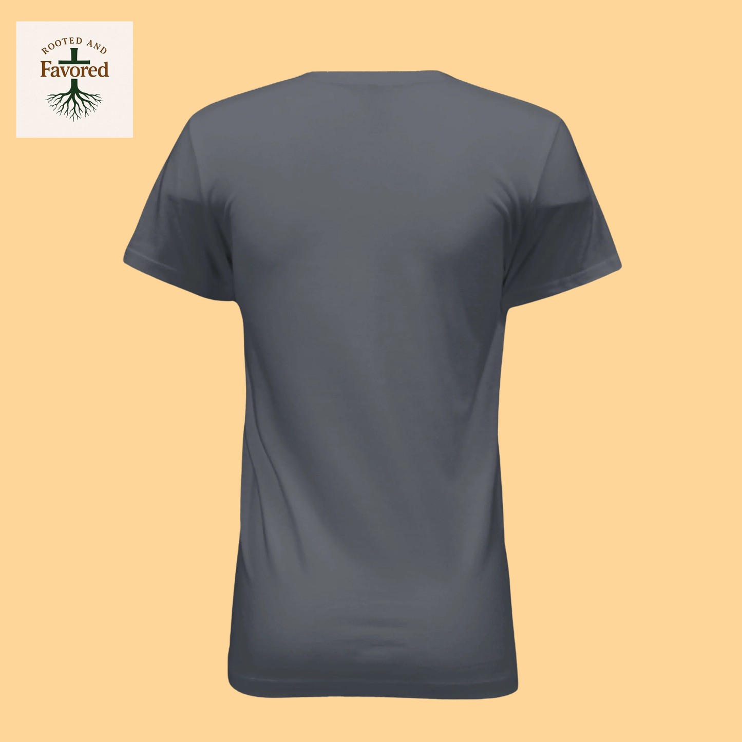 Women's Bella Relaxed Jersey Short-Sleeve T-Shirt "He Can Calm the Strorms"