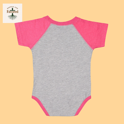 Baby Rabbit Skin Infant Baseball Fine Jersey Onesie "God Is My Shephard"