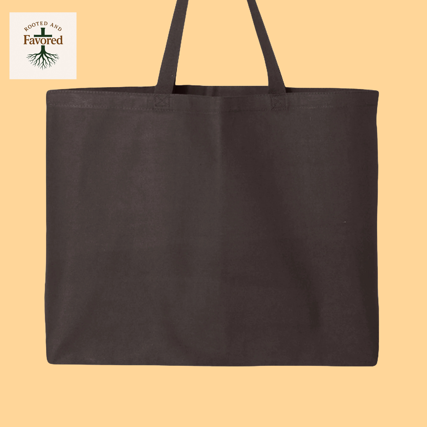 Q-Tees Jumbo Tote Bag "I can do all things through Christ"