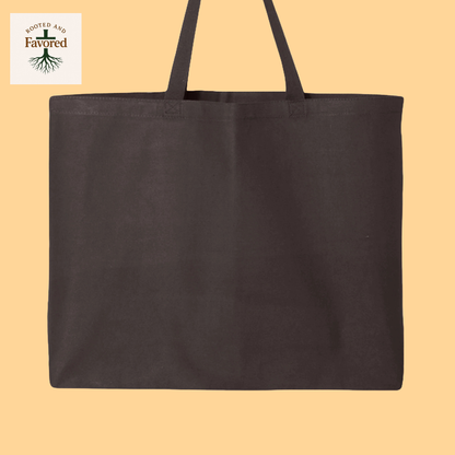 Q-Tees Jumbo Tote Bag "I can do all things through Christ"