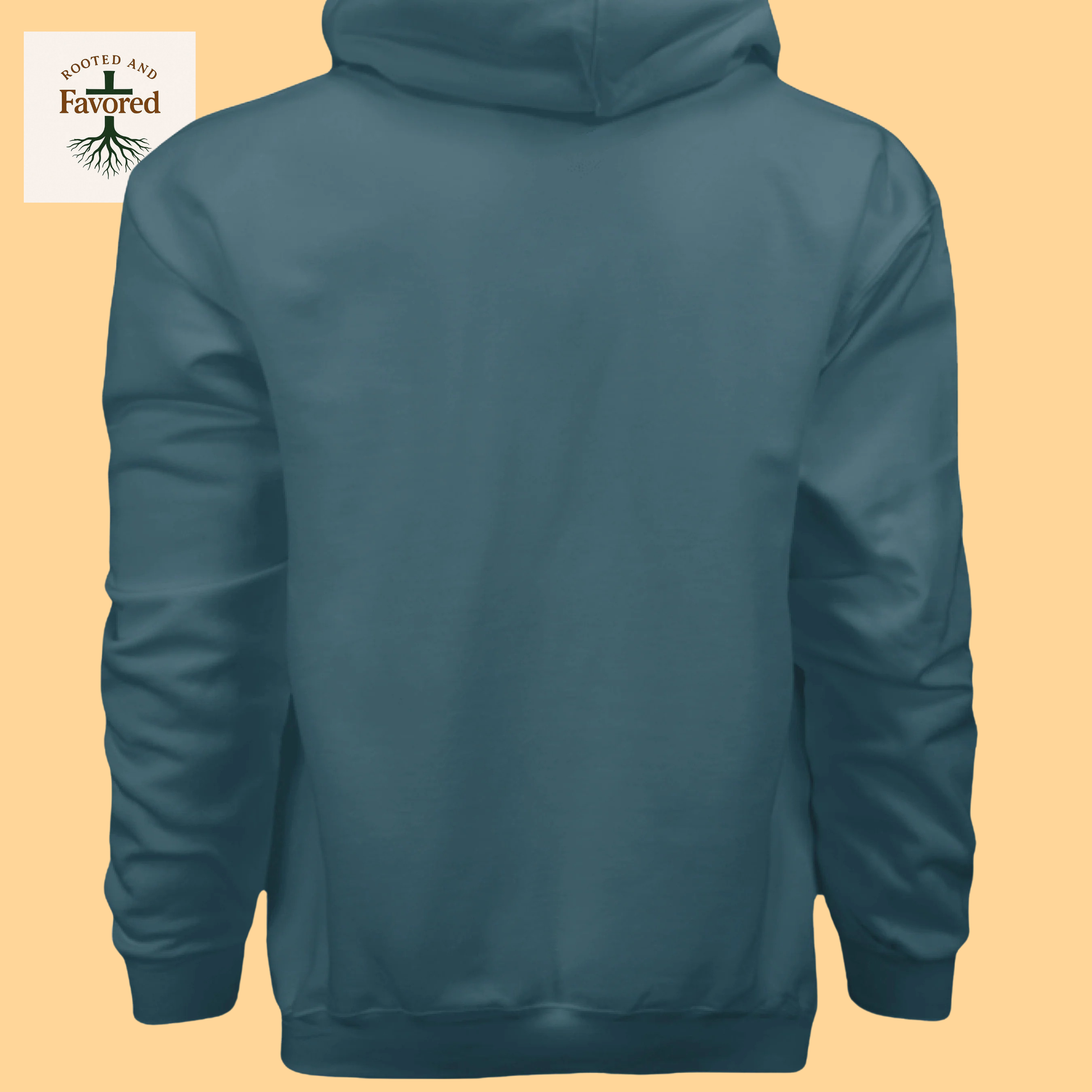Men's Hanes Ultimate Cotton Pullover Hoodie " Lion and the Cross"