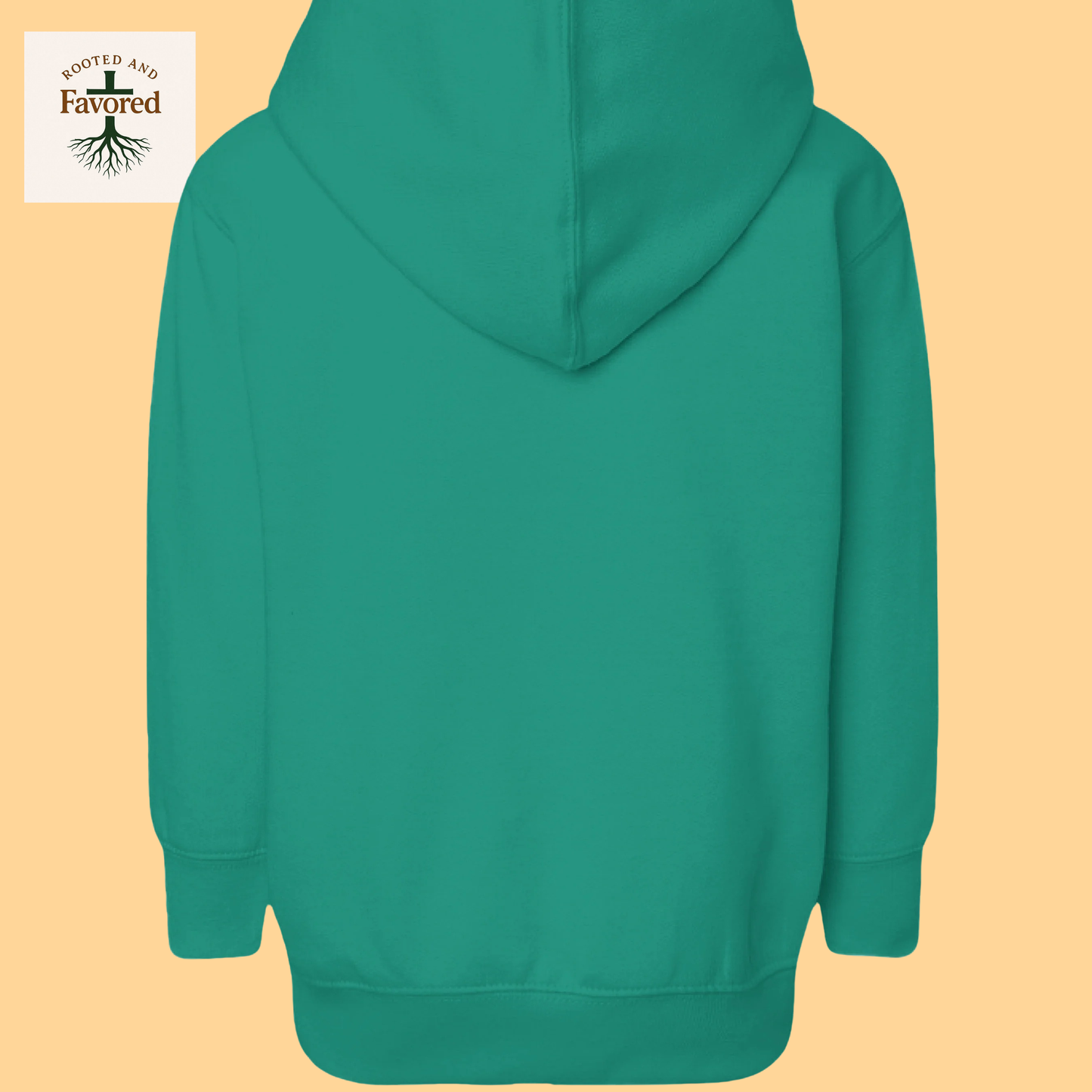 Girls Toddler Pullover Fleece Hoodie "Created With A Purpose"
