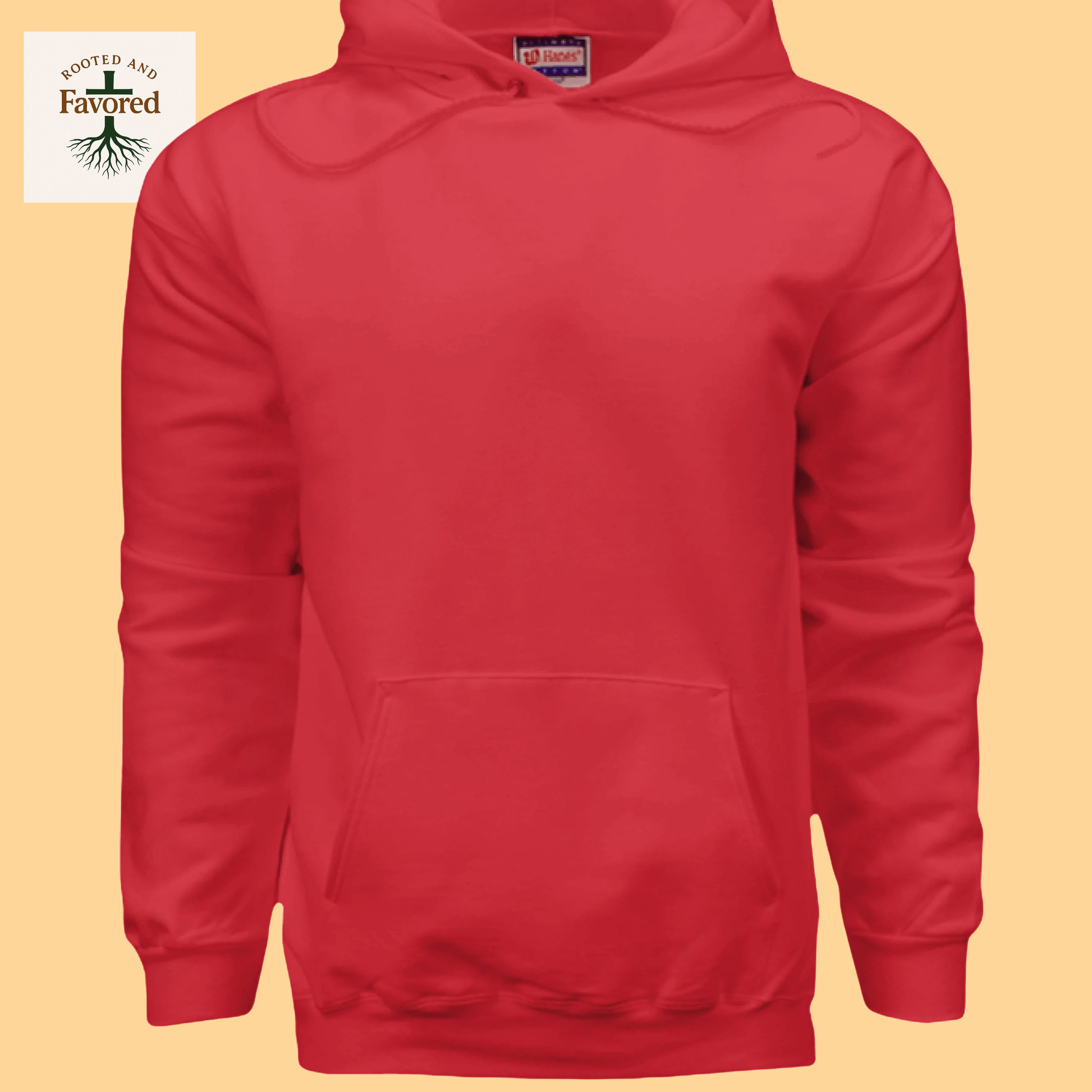 Men's Hanes Ultimate Cotton Pullover Hoodie "They Will Soar On Wings Like Eagles"