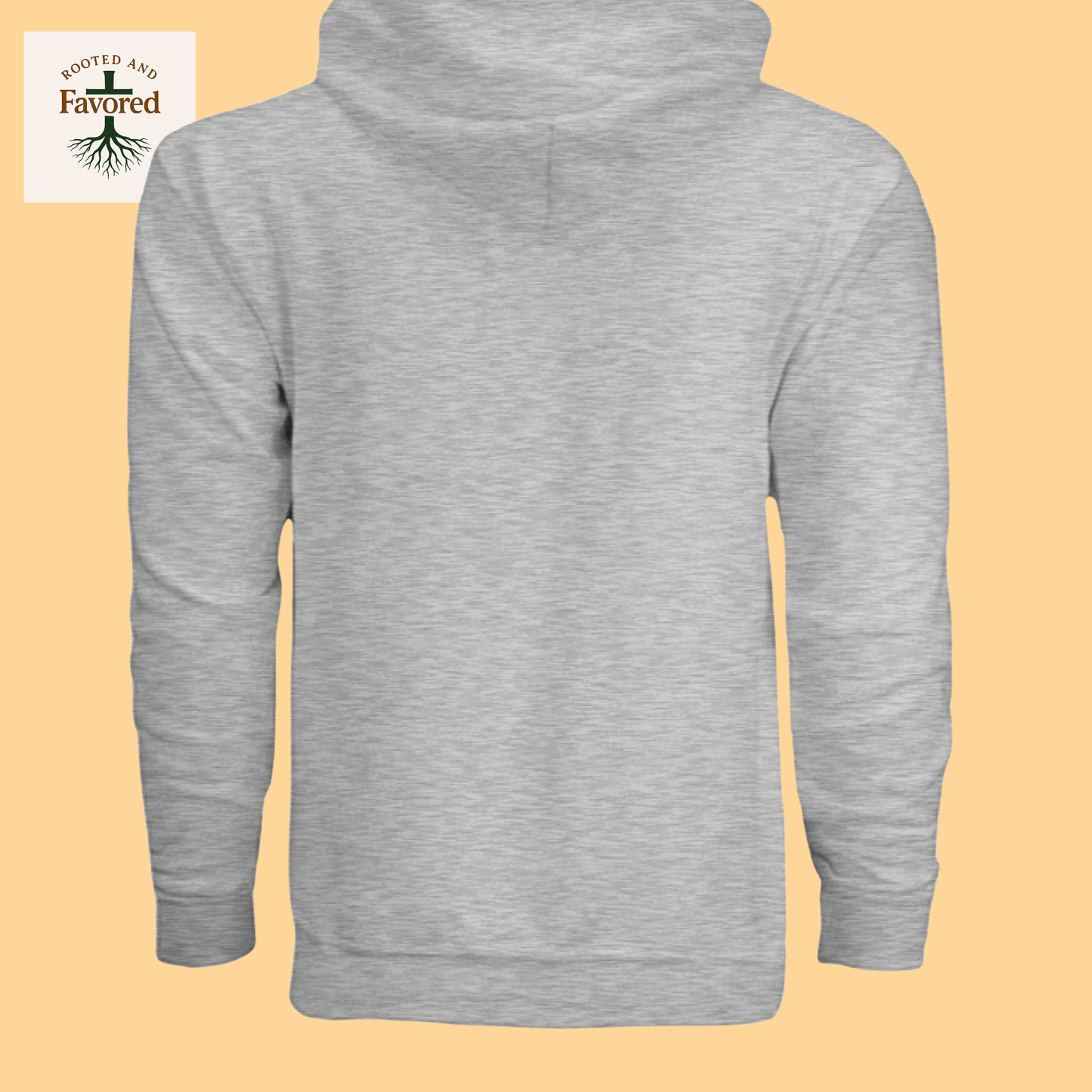 Men's Gildan Heavy Blend Full-Zip Hoodie "Rustic Cross"