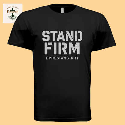 Men's Next Level Apparel Cotton Tee "Stand Firm"