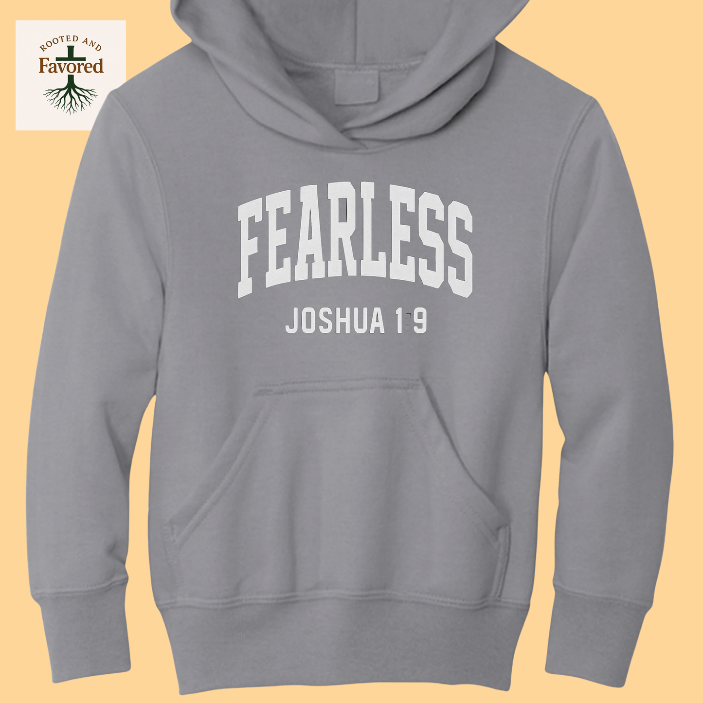 Boys Port & Company Youth Fleece Hoodie "Fearless"