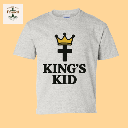 Boys Gildan Youth Ultra Cotton T-shirt "Kings Kid"