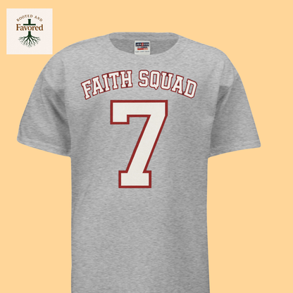 Boys Jerzees Dri-Power Active T-shirt "Faith Squad"