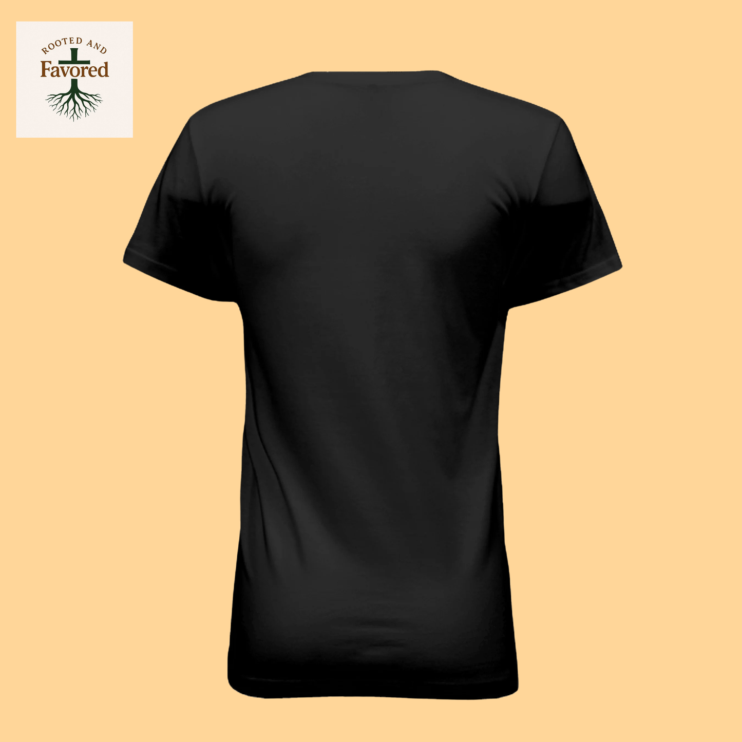 Women's Bella Relaxed Jersey Short-Sleeve T-Shirt "He Can Calm the Strorms"
