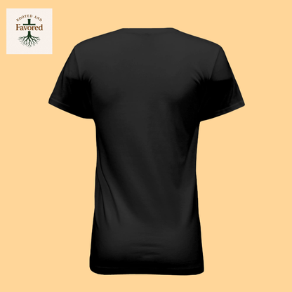 Women's Bella Relaxed Jersey Short-Sleeve T-Shirt "He Can Calm the Strorms"