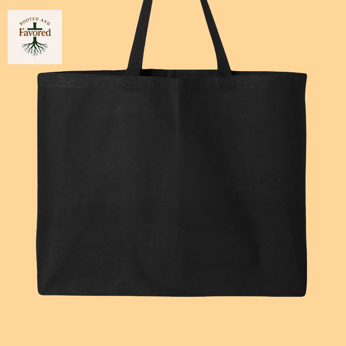 Q-Tees Jumbo Tote Bag "I can do all things through Christ"