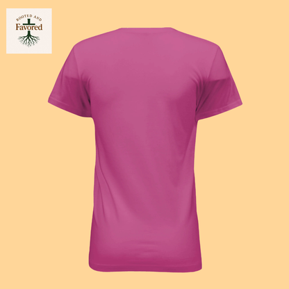 Women's Bella Relaxed Jersey Short-Sleeve T-Shirt "He Can Calm the Strorms"
