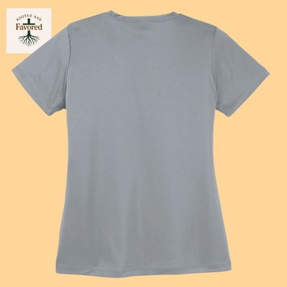 Women's Sport-Tek T-Shirt "Jesus The Name Above All Names"