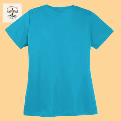 Women's Sport-Tek T-Shirt "Jesus The Name Above All Names"
