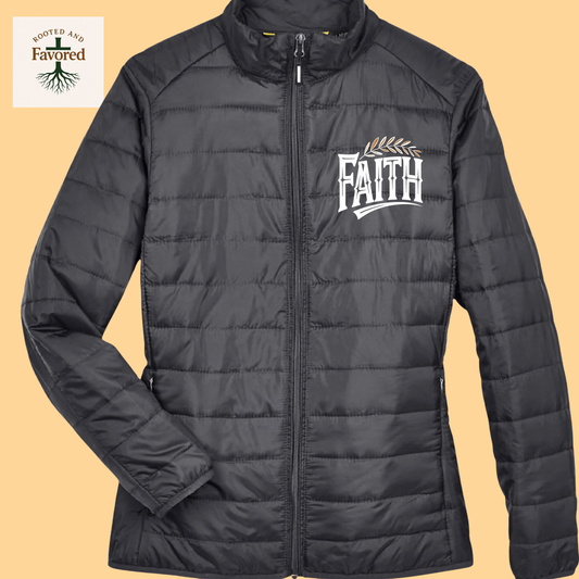 Womens Ash City Prevail Packable Puffer Jacket "Faith"