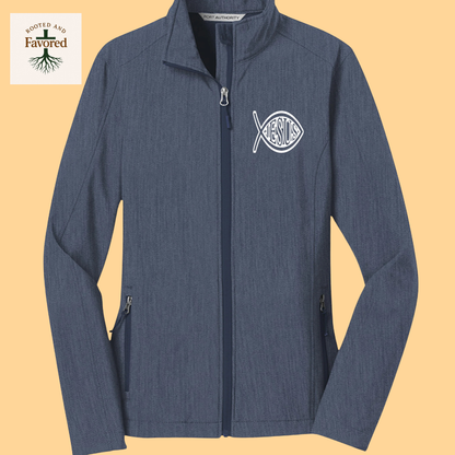 Women Port Authority Soft Shell Jacket "Jesus"