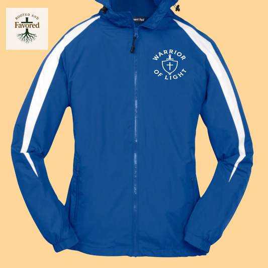 Youth Sport-Tek Boys Fleece-Lined Colorblock Jacket "Warrior Of Light"