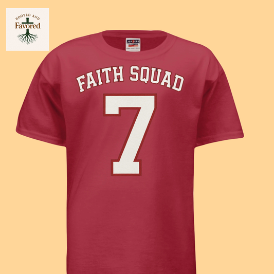 Boys Jerzees Dri-Power Active T-shirt "Faith Squad"