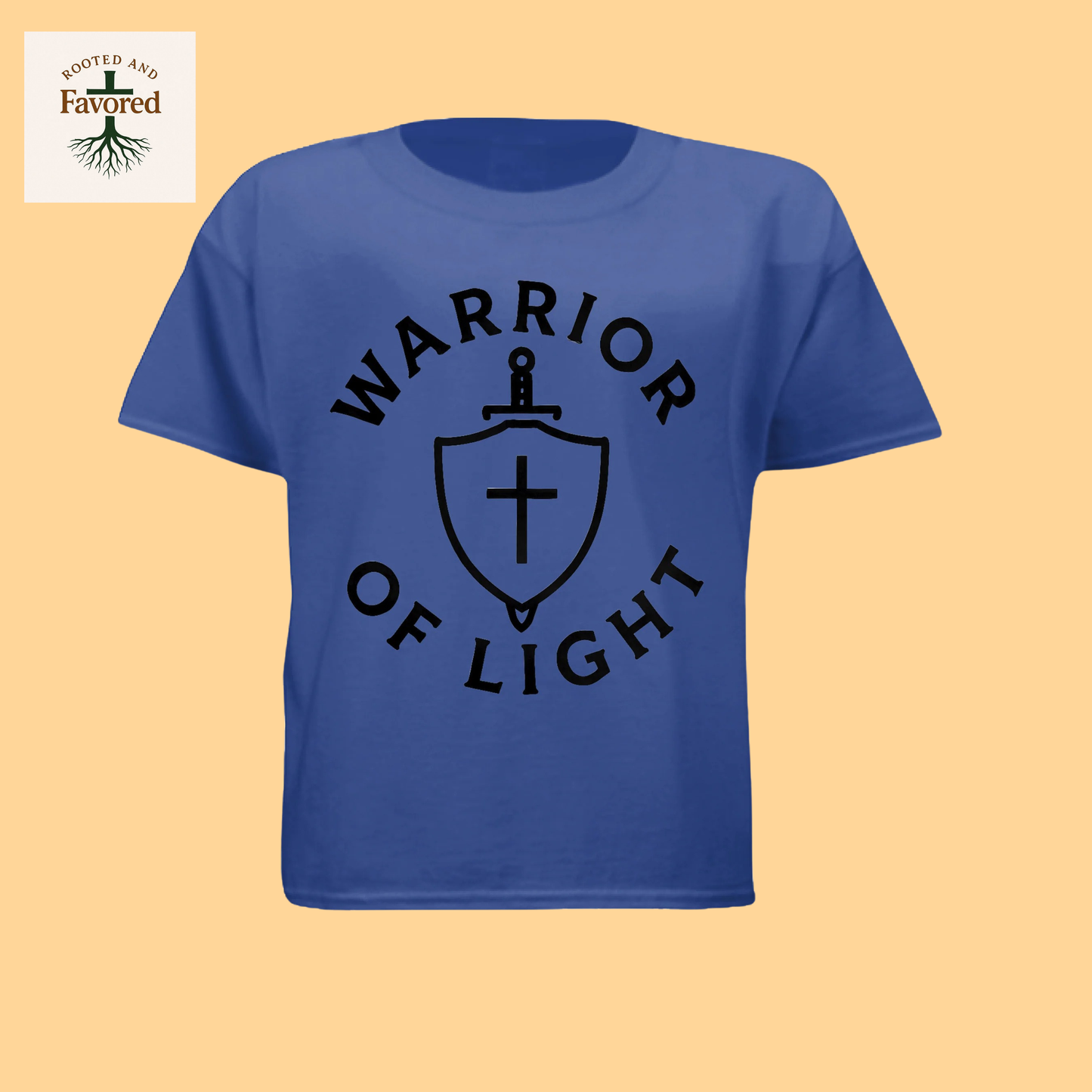 Boys Next Level T-shirt "Warrior of Light"