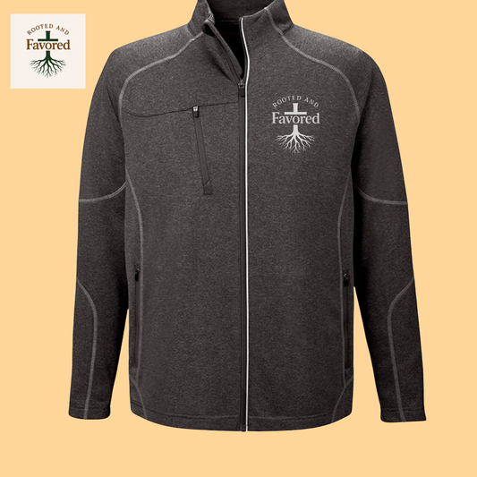 Men's North End Gravity Performance Fleece Jacket "Rooted and Favored"