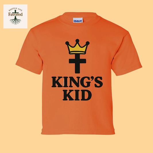 Boys Gildan Youth Ultra Cotton T-shirt "Kings Kid"