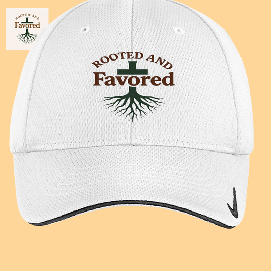 Nike Golf Mesh Swoosh Hat "Rooted and Favored"