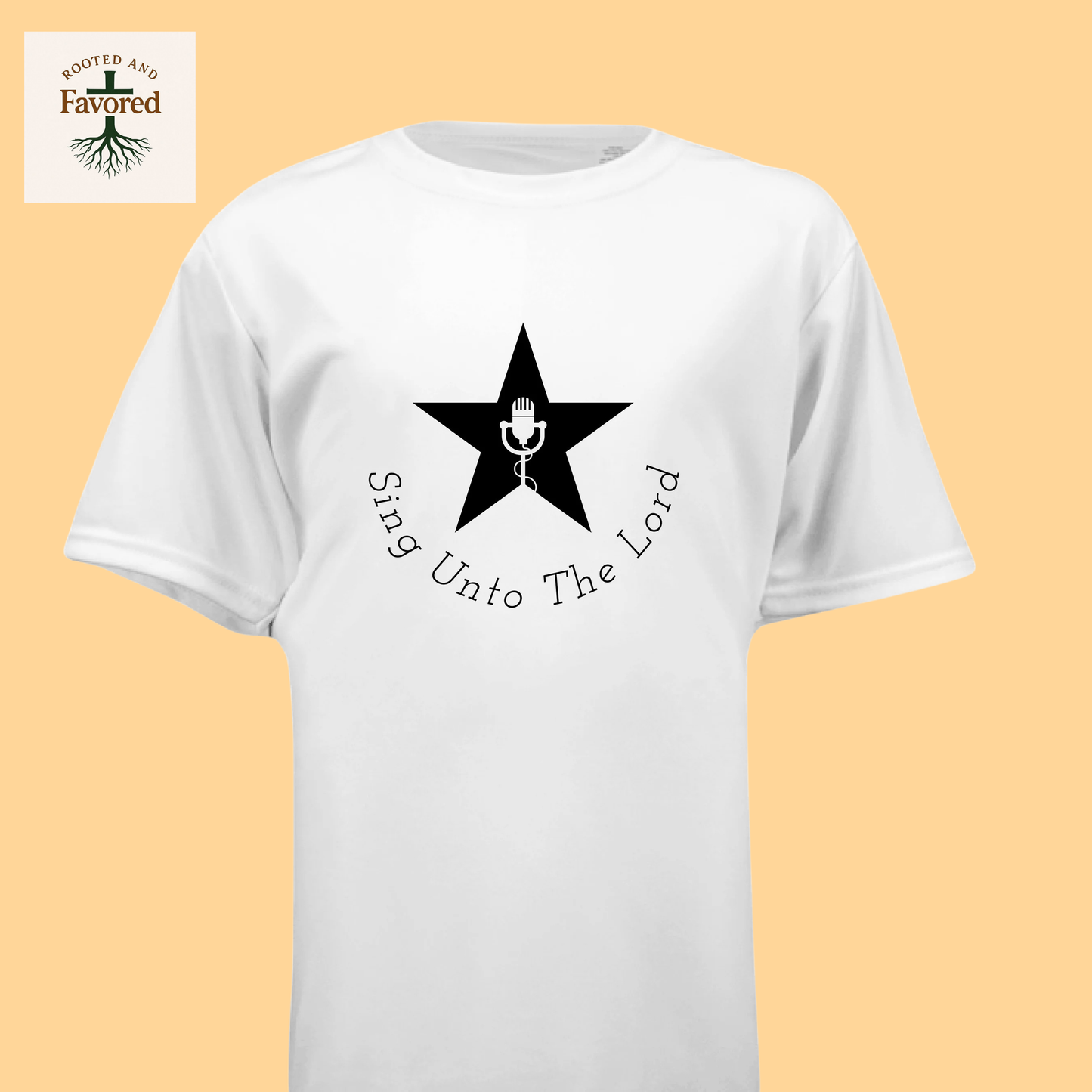 Boy's Youth Short-Sleeve Cooling Performance T-Shirt "Sing Unto The Lord"