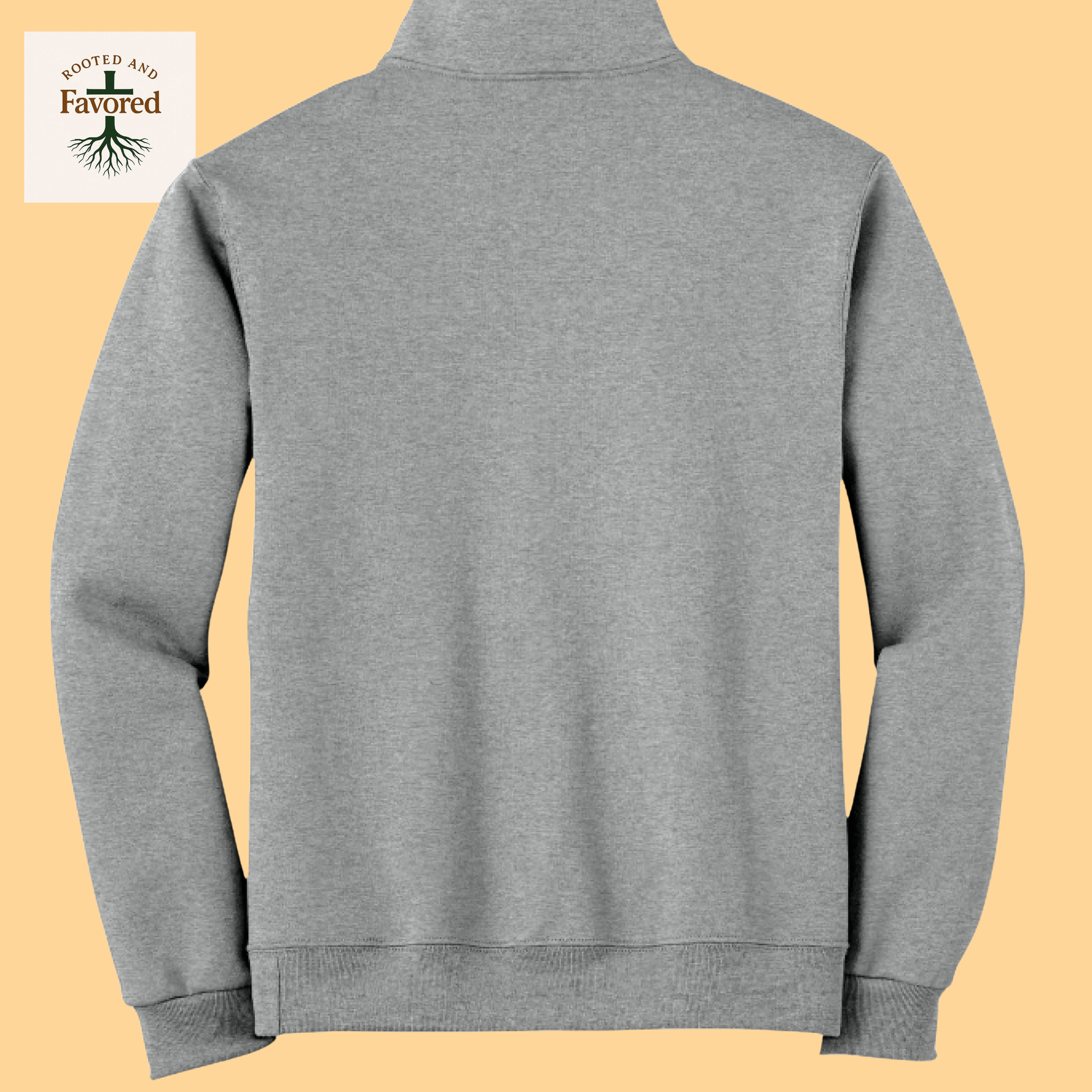 Men's Jerzee Quarter Zip "Rooted and Favored"