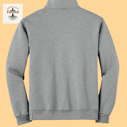 Men's Jerzee Quarter Zip "Rooted and Favored"
