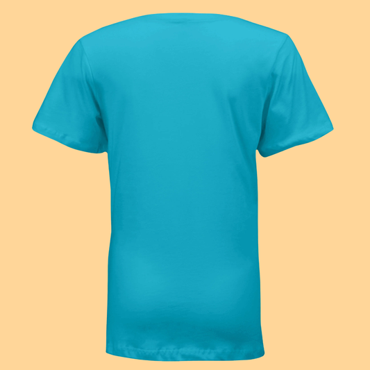 Ladies Bella Relaxed Jersey Short Sleeve V-Neck T-Shirt "God.. Nothing Is Impossible"