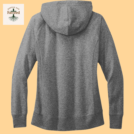 Women's District Fleece Hoodie "God.. Nothing Is Impossible"