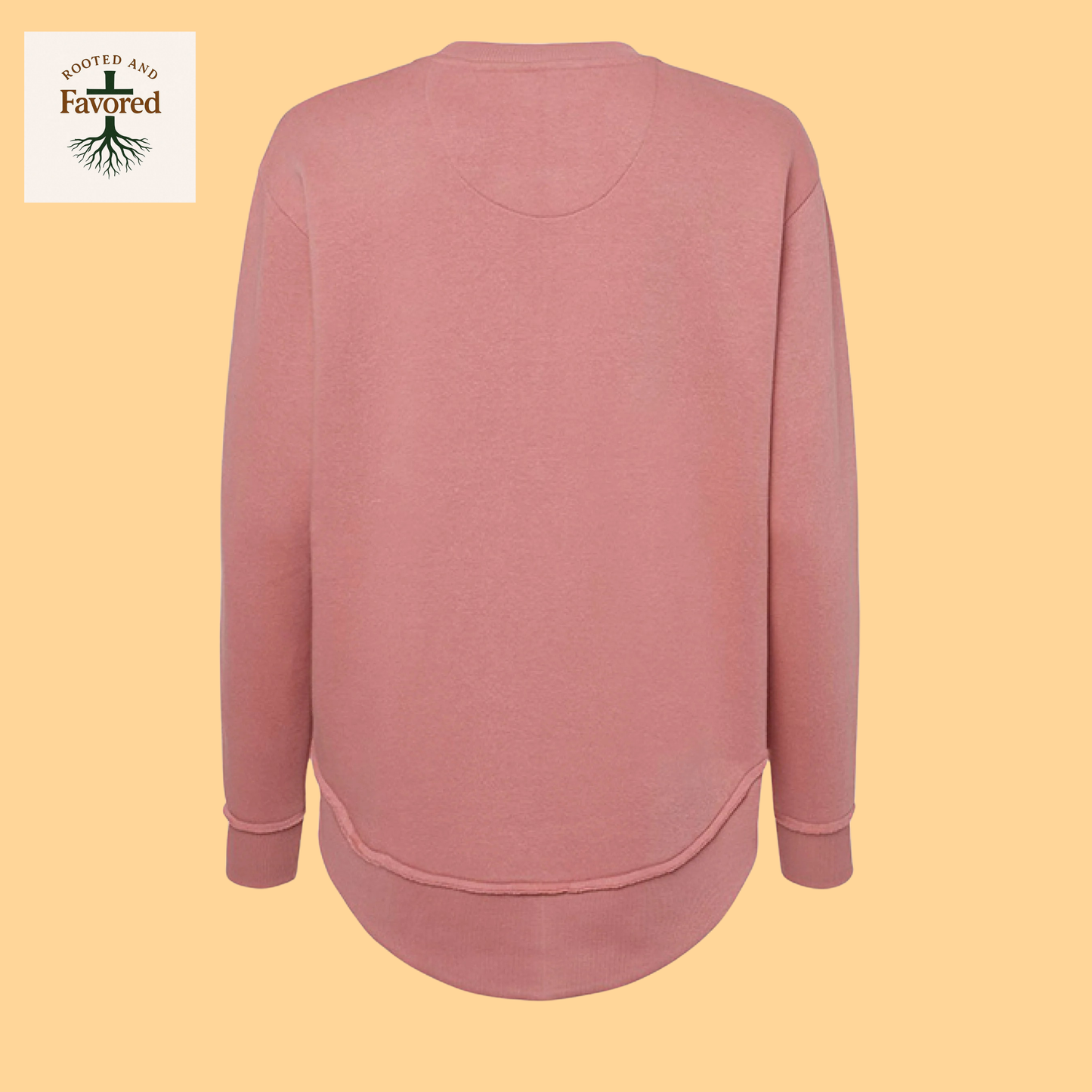 Women Weekend Fleece Sweatshirt "Saved by Grace"