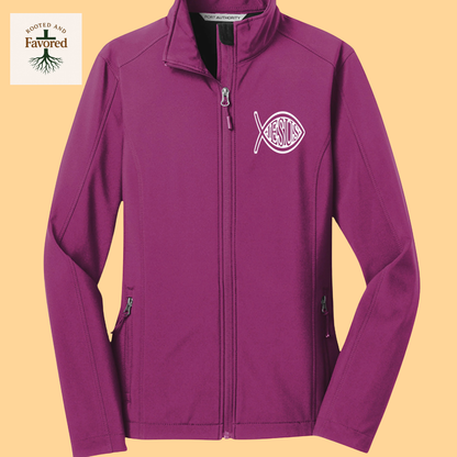 Women Port Authority Soft Shell Jacket "Jesus"
