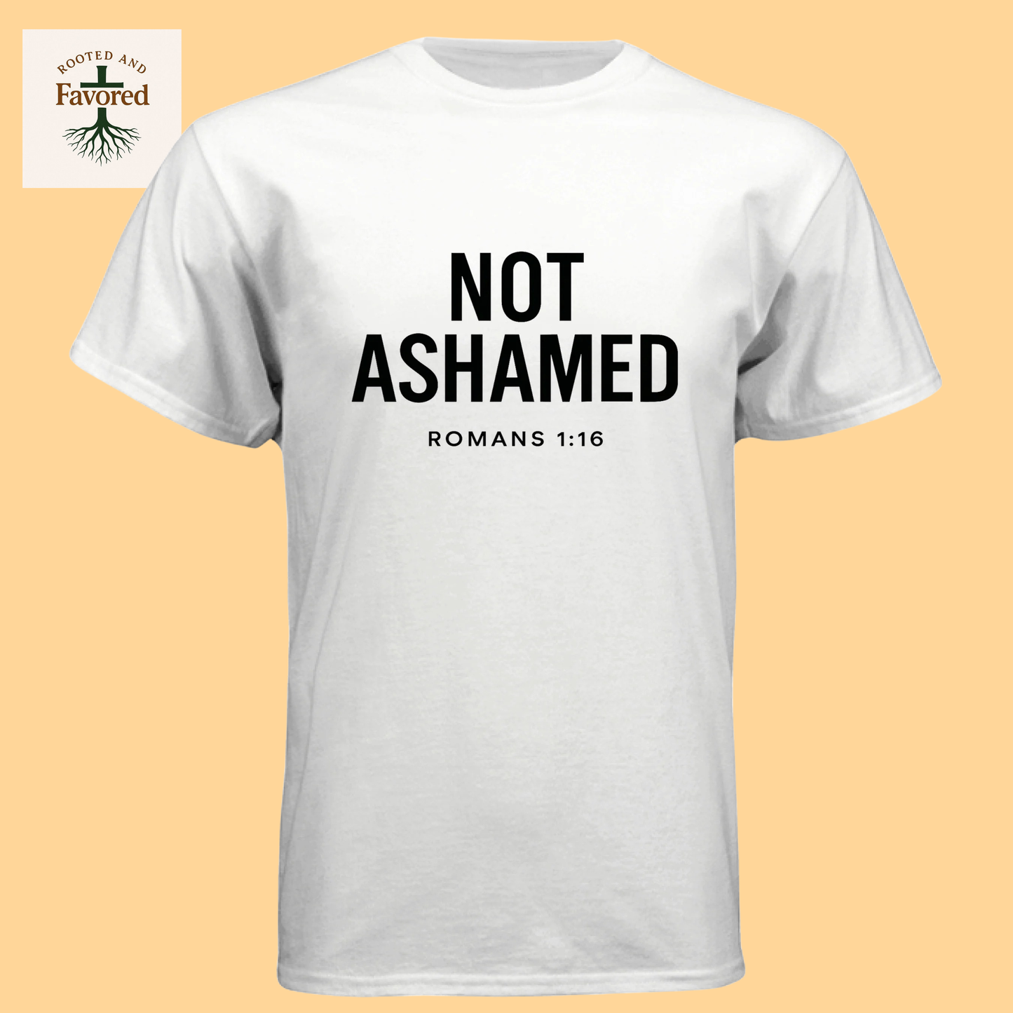 Men's Next Level Apparel Tee "Not Ashamed"