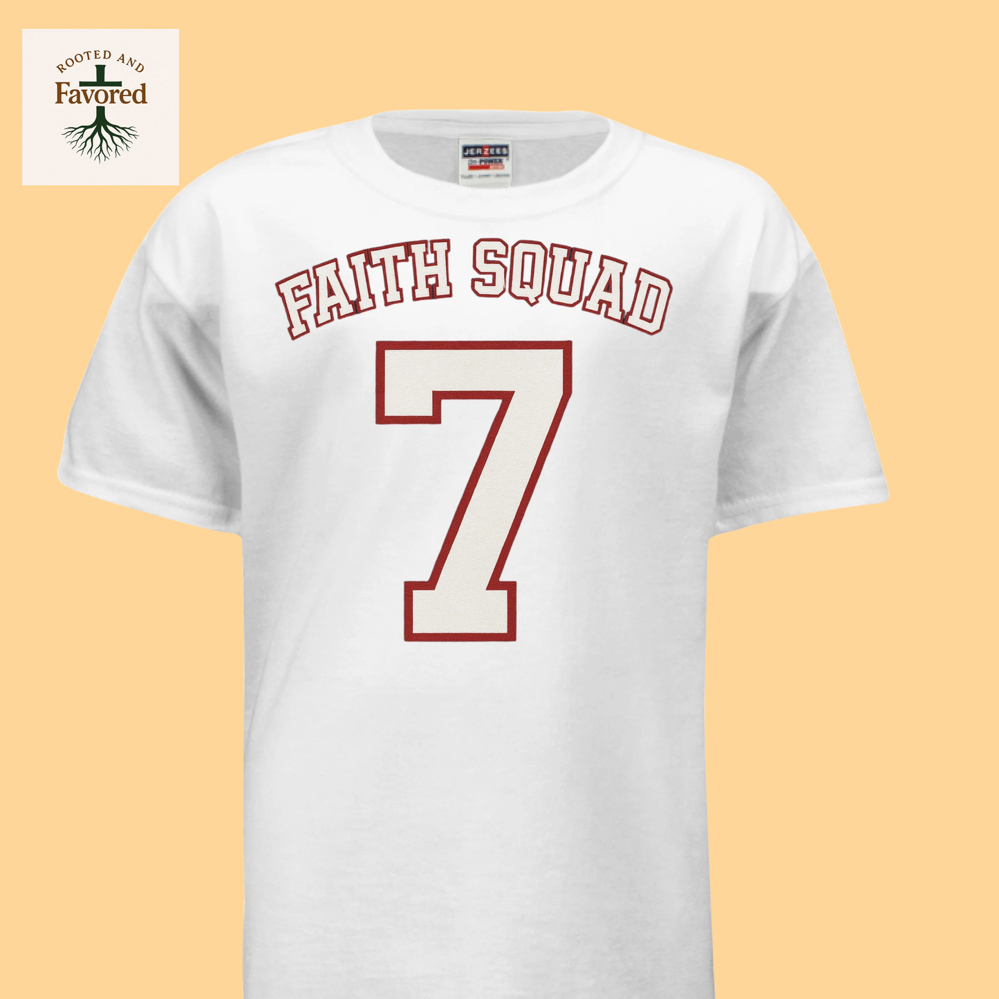 Boys Jerzees Dri-Power Active T-shirt "Faith Squad"