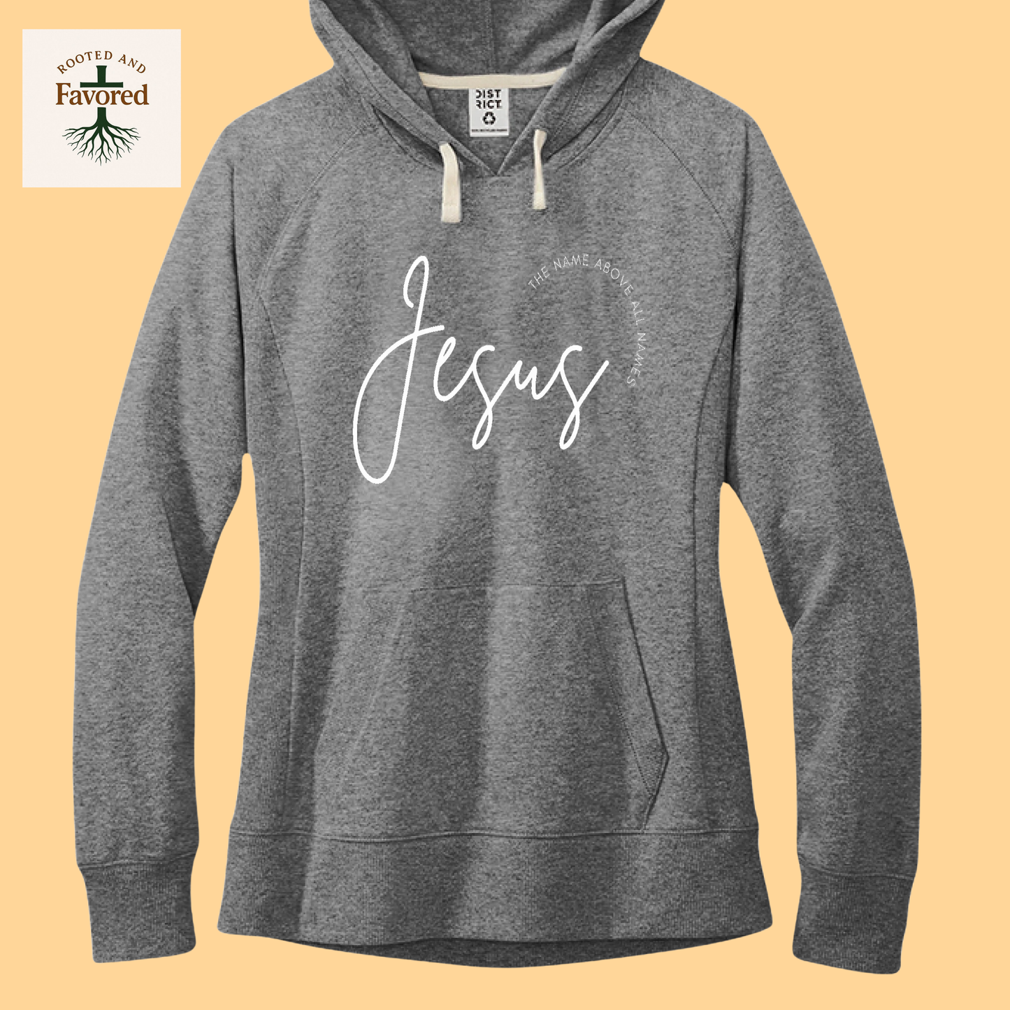 Women's District Fleece Hoodie "Jesus-The Name Above All Names"