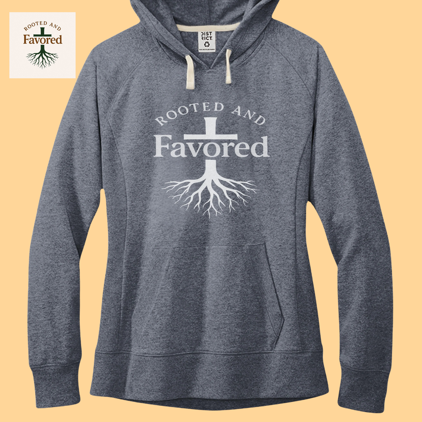 District Fleece Rooted and Favored Hoodie