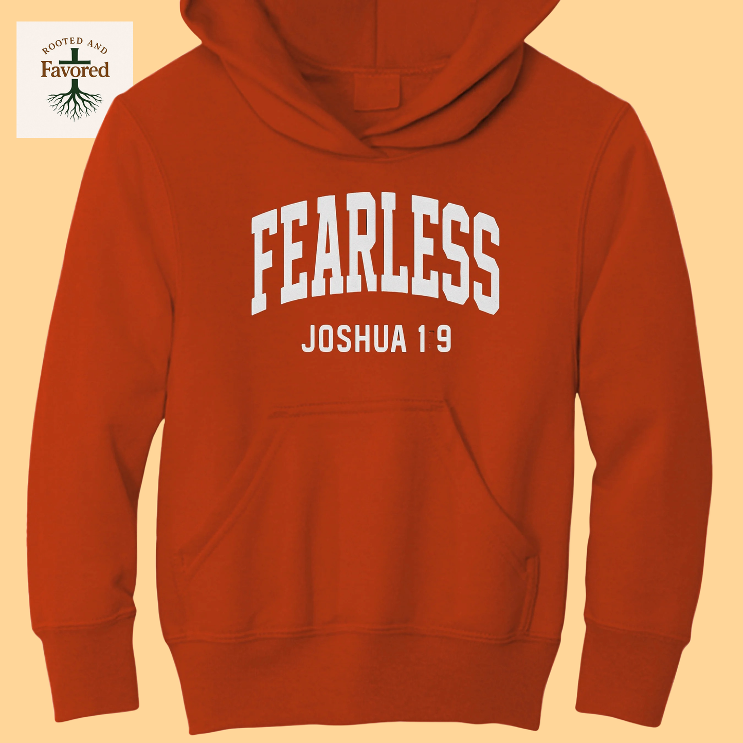 Boys Port & Company Youth Fleece Hoodie "Fearless"